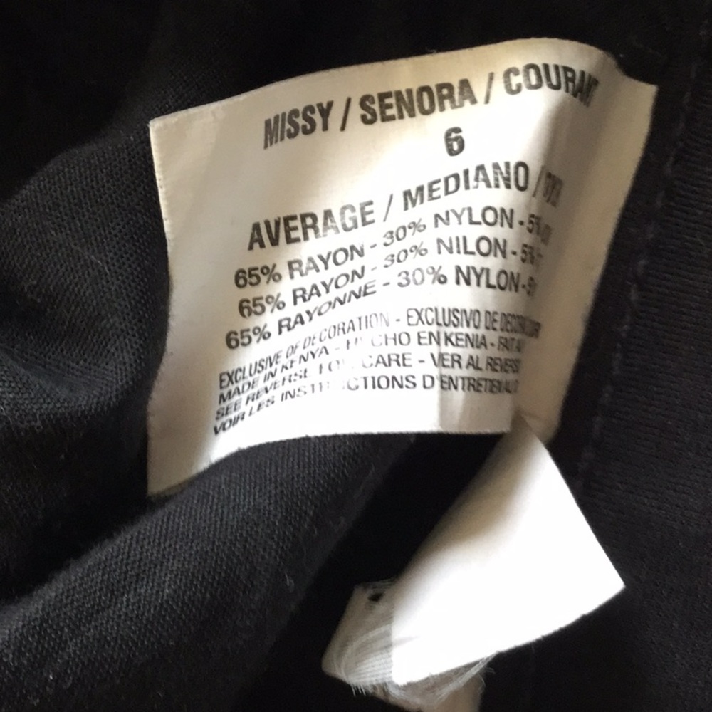 Gloria Vanderbilt Amanda Black Jeans size 6 - Picture 7 of 7